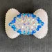 Crystal ab2x crystal ring, capri blue ab2x, marquise style