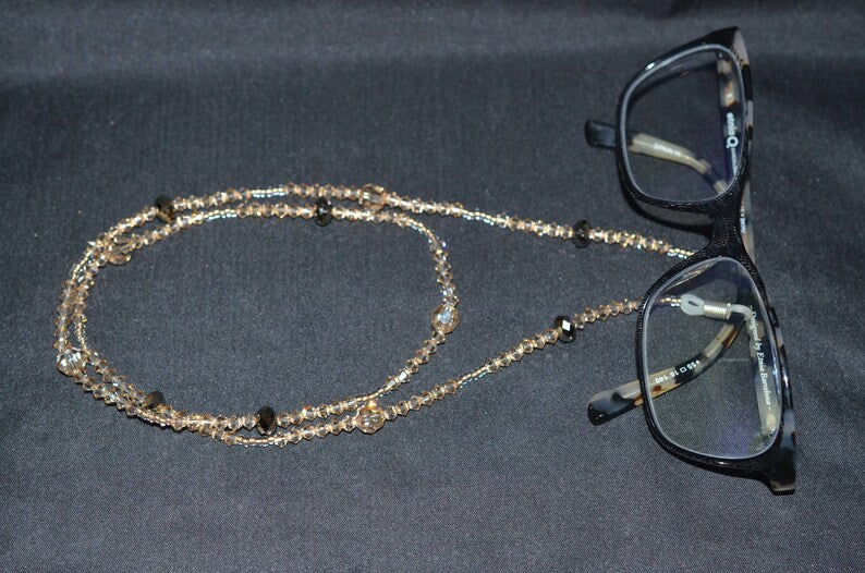 Crystal bezel cord, golden shadow crystal