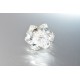 Bague cristal de Swarovski "Clochette" crystal foiled-crystal moonlight