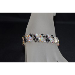 Bracelet cristal, cristal ab2x, light chrome 2x