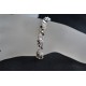 Bracelet fin cristal Swarovski crystal ab2x et crystal light chrome 2x