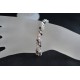 Bracelet fin cristal Swarovski crystal ab2x et crystal light chrome 2x