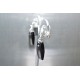 Clip Urban crystal silver night-20 mm pour oreilles non-percées