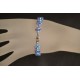 Bracelet fin cristal Swarovski tanzanite ab2x 
