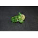 Bague cristal de Swarovski jolie fleur péridot et jonquille ab2x