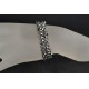 Bracelet manchette cristal Swarovski light chrome 2x