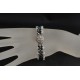 Bracelet manchette cristal Swarovski crystal ab2x - hématite 2x