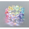 Bague anneau crystal de Swarovski "Eté" multicolor