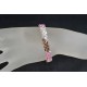 Bracelet fin cristal Swarovski Tricolore, crystal ab2x, smoked ab, rose ab2x