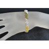 Bracelet fin cristal Swarovski Tricolore, crystal ab, kaki ab, topaz ab