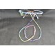 Cordon à lunettes en cristal de Swarovski arc-en-ciel