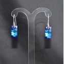 Boucles d'oreilles cristal, argent 925, Urban, bermuda blue