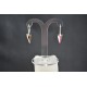 Boucles d'oreilles argent 925 et Skipe Swarovski crystal vitrail médium