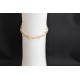 Bracelet de cheville cristal de Swarovski golden shadow scintillant