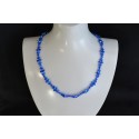 Collier cristal Swarovski, bijou mode, majestic blue 2x