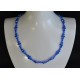 Collier cristal Swarovski, bijou mode, majestic blue 2x
