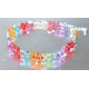 Bracelet de cheville en cristal de Swarovski le "Pétillant" multicolores