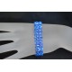 Bracelet cristal de Swarovski, manchette Swarovski, accessoire mode, bracelet sapphire ab2x, femme