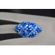 Crystal Swarovski, bague cristal Swarovski, mode, bleue, bague marquise, bijou femme, bijou luxe