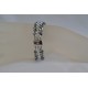 Bracelet cristal Swarovski, manchette femme, light chrome 2x, crystal shimmer, accessoire mode, luxe