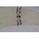 Bracelet cristal Swarovski, manchette femme, light chrome 2x, crystal shimmer, accessoire mode, luxe