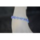 Bracelet cristal Swarovski, chic, femme, tanzanite ab2x, bijou mode, luxe