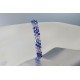 Bracelet fin cristal Swarovski purple velvet ab2x et tanzanite ab2x