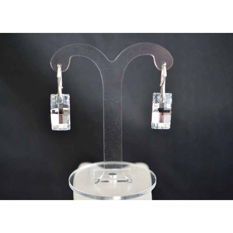 Crystal earrings, 925 silver, Urban, silver comet crystal