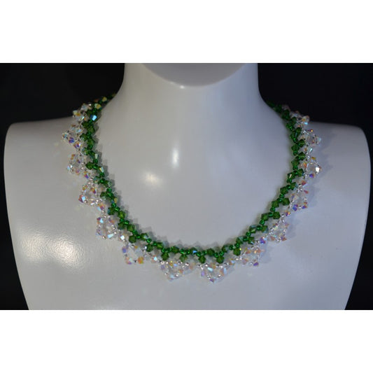 crystal choker crystal ab2x, green