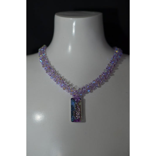 Crystal choker, Growing, Crystal, Crystal Vitrail Light