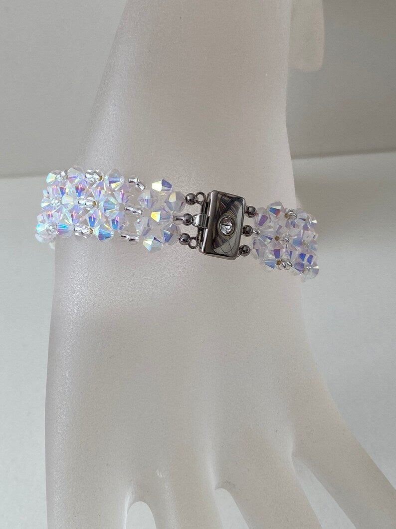 Bracelet cristal, cristal ab2x